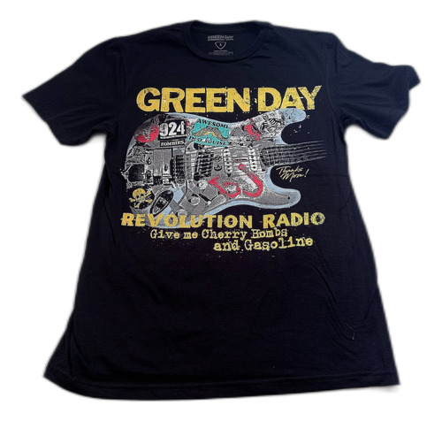 Green Day Revolution Radio Polera Talla S/m/l/xl Blackside