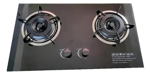 Fogão cooktop com alimentação gás - Basse Prmium pro max cor preto - 2 queimadores
