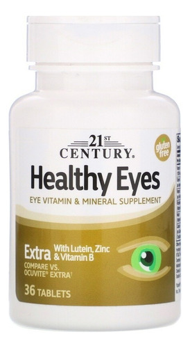 Complejo Mineral Para Salud Ocular 36 Tabs Con Luteina Zinc