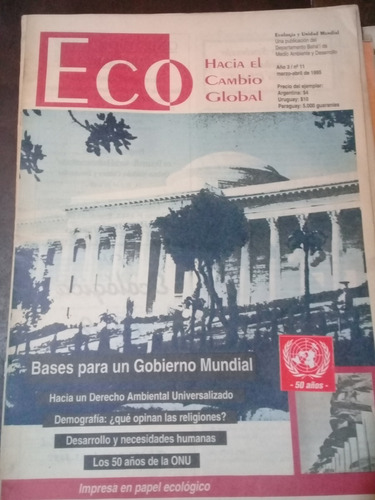 Revista**eco**ecologia Y Unidad Mundial Nº11 Marzo/abril1995