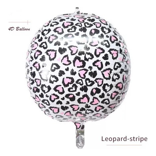 Globo Animal Sprint Esfera Metalizados X1 Unidad 45cm 4d 