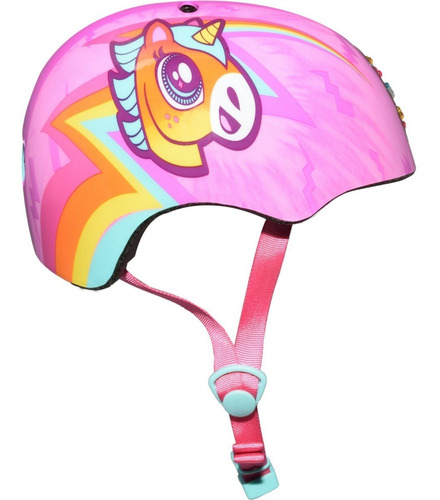 Imagen 3 de 5 de Casco Raskullz Unicorn Bolt Para Niñas (50-54cm) Skake, Bike