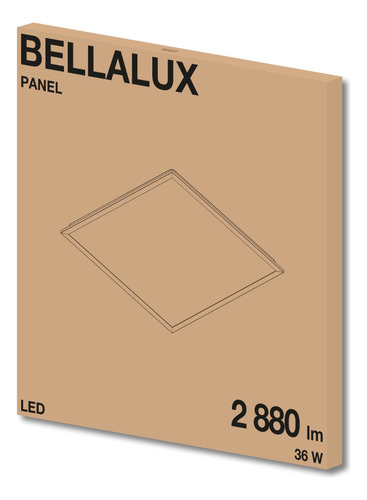 Bellalux 60x60 - Unidad - 1 - 127V - Blanco neutro - Blanco frío - 6500 K