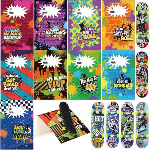 36 Pack Valentines Day Regalo Regalo Con Tablas De Skatetas