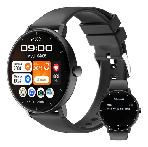 Relógio Smartwatch Inteligente HOSWN IP68 À Prova D'água com GPS,...