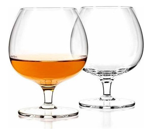 Luxbe  Cognac Brandy Cristal Pequenos Vasos Snifter, Juego