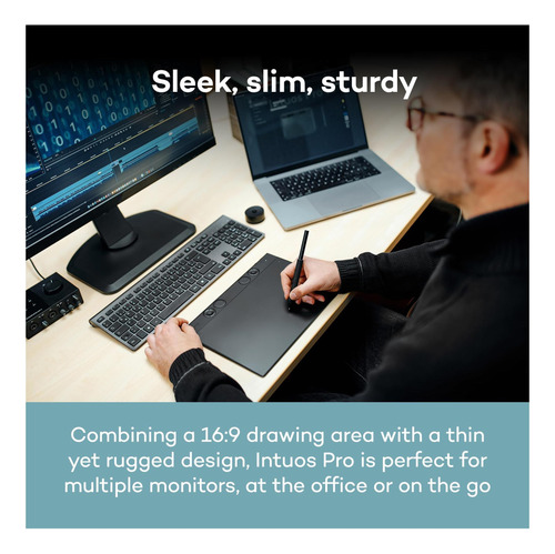 Wacom Intuos Pro Medium Bluetooth Professional Graphic Con