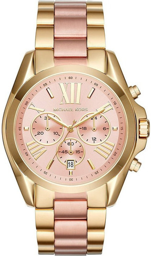 Reloj Michael Kors Bradshaw Mk6359 Genuino Pink 2023