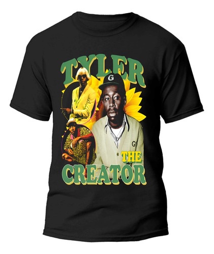 Playera Negra Estampado De Tyler The Creator 100% Algodón 13