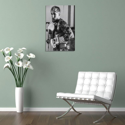 Wrestle Boxing Jake Paul Grapple Poster 1 Canvas Wall Art