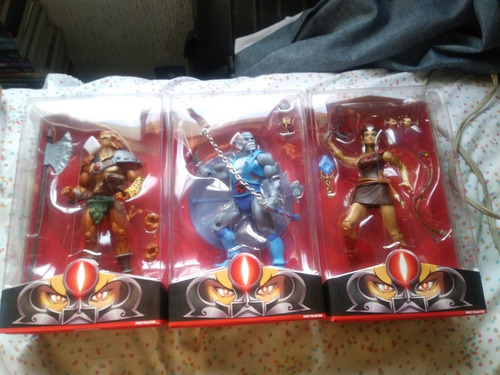 Lote 3 Figuras Mattel Thundercats Panthro Pumyra Jackalman