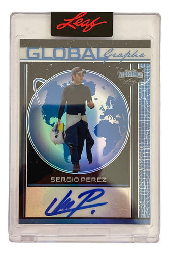 Autografo Checo Perez Card Autografiada Firmada Leaf #2 De 8 (Usado)