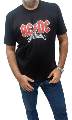 Remeras Remerones Rock Acdc Algodon Talles Hasta Xxxl