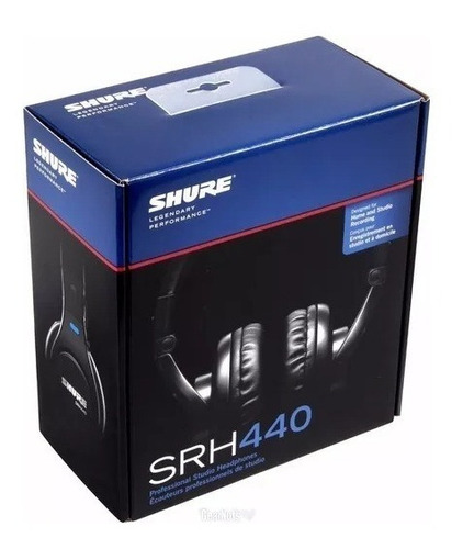 Audífonos Shure Audio SRH440 negro