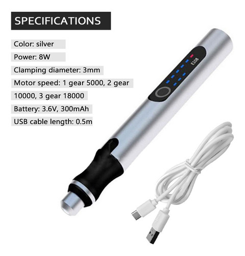 L Máquina Retificadora Graver Mini Pen Machine