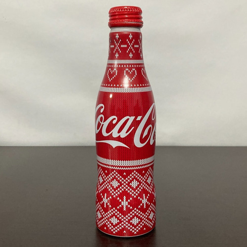1 Botella De Aluminio Coca Cola Francia Navidad Edición 2016