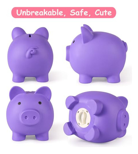 Hucha, Hucha De Plástico Irrompible, Hucha Para Niñas Y Niño