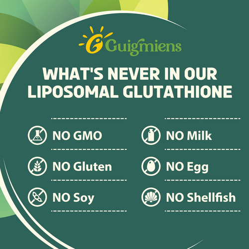 Suplemento De Glutatión Liposomal De Guigmiens 2000 Mg, 10 V