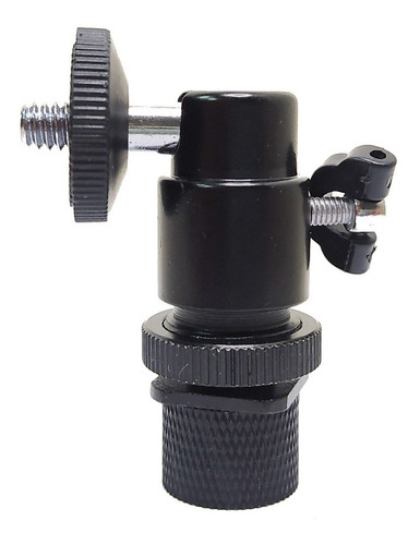 Adaptador Ballhead P/ Pedestal Microfone 5/8 P/ Rosca 1/4