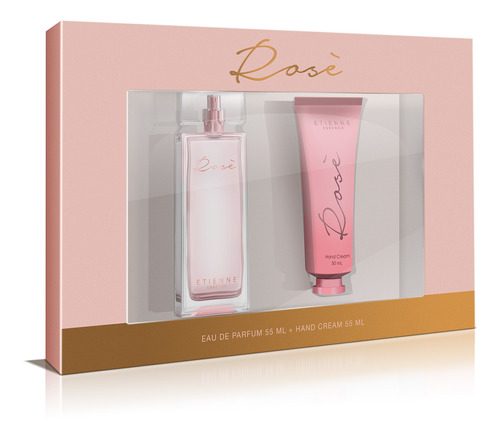 Perfume Etienne Essence Rosé 55ml + Hand Cream 50ml