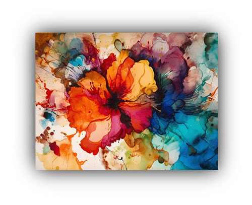 Arte De Pared Espectaculares Flores Para Cocina 75x50cm