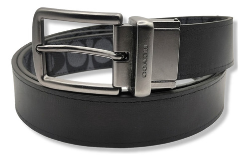 Cinturon Coach Doble Vista Reversible Clasico Unisex