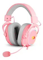Comprar Audifono Gamer Redragon Zeus X Rosa Con Luz Rgb