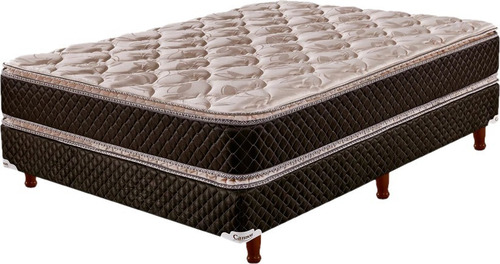 Imagen 1 de 4 de Conjunto Sommier Exclusive Con Pillow Top Cannon Espuma