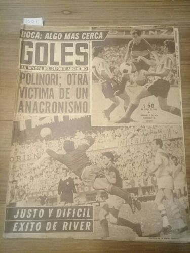 Goles 1001 (1967) Tragedia Polinori Monzón Di Palma Pelé