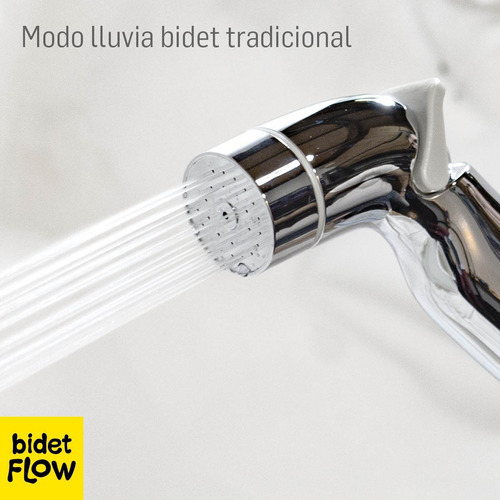 Imagen 5 de 9 de Duchador Gatillo Bidet Manual Corte P/ Inodoro Doble Lluvia