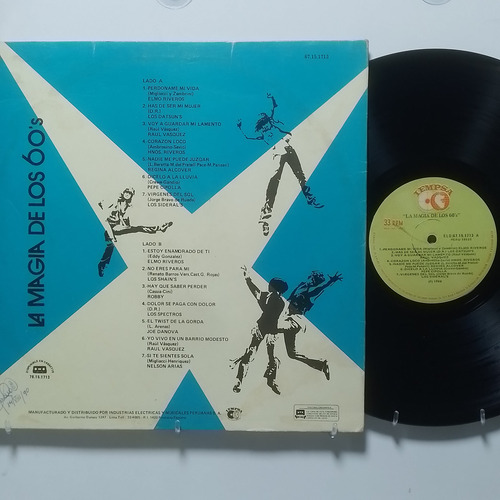 Lp La Magia De Los 60's Los Datsun's Sideral's Los Shain's (Usado)