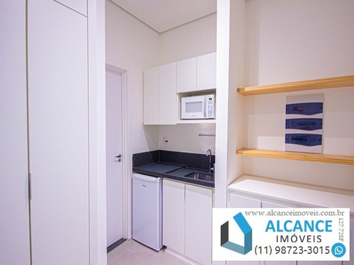 Imagem 3 de 9 de Studio 22m² Mobiliado Centro De Sp Perto Do Metrô - Aluguel De 1 Quarto Pronto Para Morar Centro De São Paulo - Santa Cecília - Alcance Imóveis - Ap00127 - 34188063