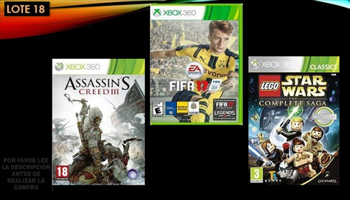 Fifa 17 Juegos Xbox Originales Pack 18