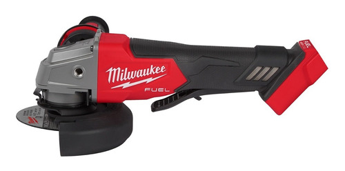 Miniesmeriladora angular inalámbrica Milwaukee M18 2880-20 color rojo 1400 W + accesorio