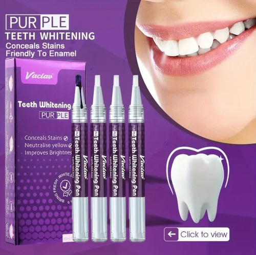 Lapiz Blanqueamiento Dental Teeth Whitening Pulpura