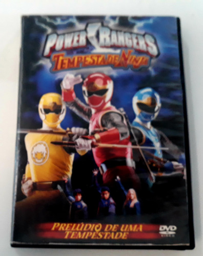 Dvd Power Rangers Tempestade Ninja Prelúdio De Uma Tempestad