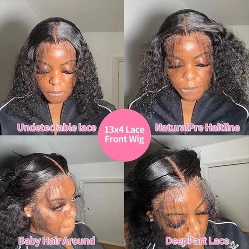 Kit De Cejas Postizas Con Encaje Frontal, Color Burdeos, 32