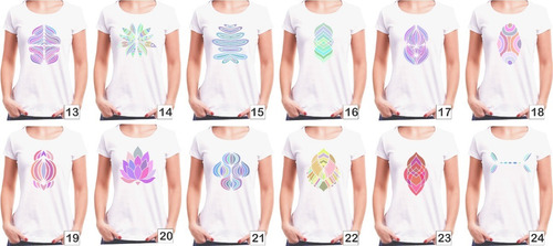 Remeras Personalizadas Mujer Elementos Pack 10 U