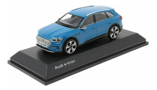 Audi E-tron Azul Escala 1:43
