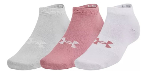 Calcetines Under Armour Essential 3 Pack Rosa 1365745-697
