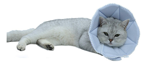 Wz Pet Collar Suave De Recuperacion Para Gatos, Cono Ajustab