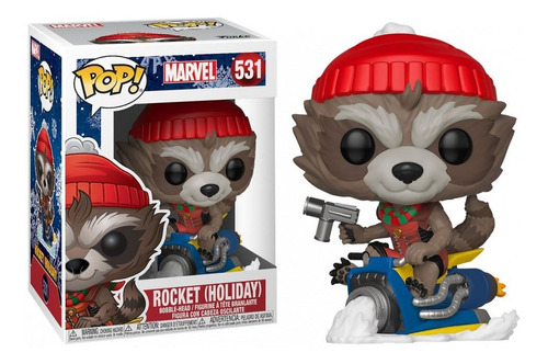 Funko Pop Rocket Holiday #531 Guardianes De La Galaxia 