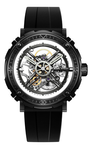 Reloj Ciga Design M-series Magician Automático Titanium Correa Glowing Black