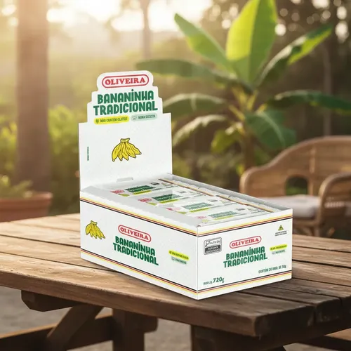 Doce De Bananinha Tradicional Oliveira Caixa 720 Gramas | MercadoLivre