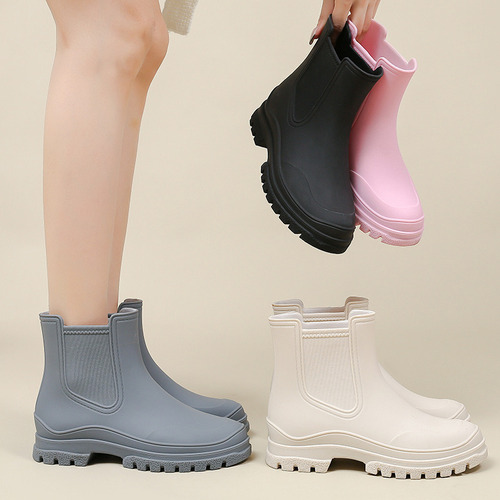 Botas De Chuva Tpe Femininas Antiderrapantes