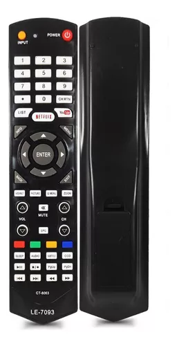 Control de TV Toshiba Ct-8063 LED 40l5400 compatible con Semp