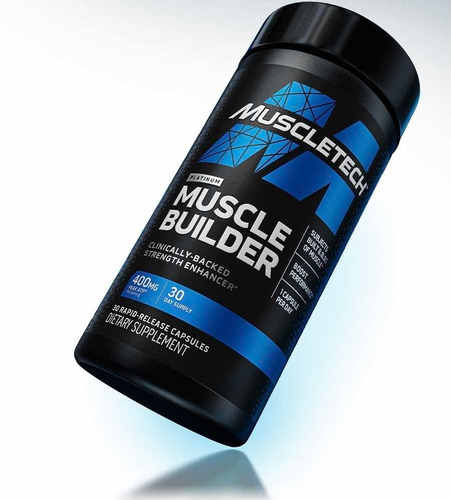 Muscle Builder Muscletech Eua Construtor Muscular  30 Caps 