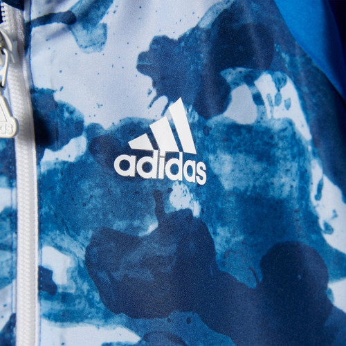Pants Completo adidas Niños Azul L Sp Wv Fz Hd Bk2995