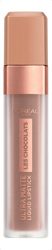 Labial L'Oréal Paris Les Chocolats Infallible color 854 bittersweet mate