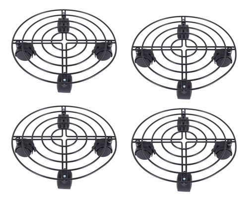 Soporte De Metal Para Plantas Y Macetas, 4 Unidades, Con Rue